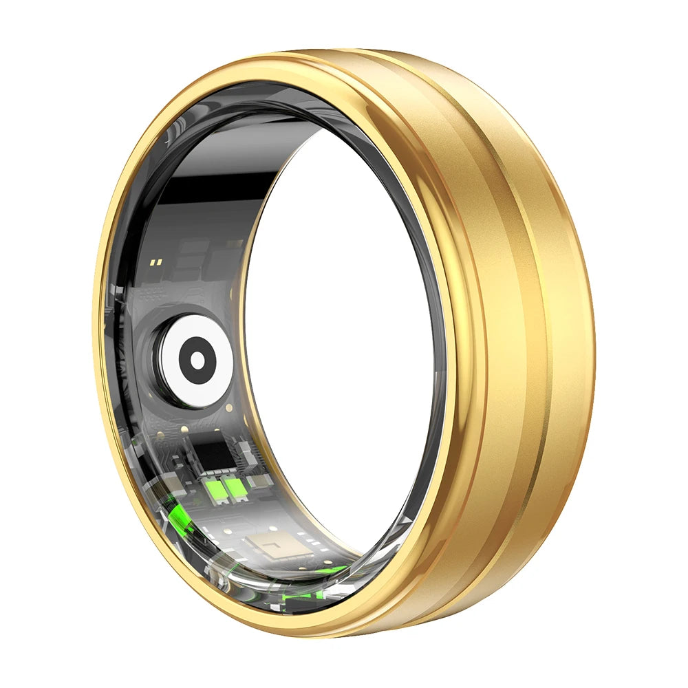 AuraTrack Smart Ring – Track Your Health 24/7 | Waterproof + Multi-Sport Mode
