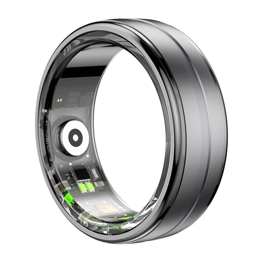 AuraTrack Smart Ring – Track Your Health 24/7 | Waterproof + Multi-Sport Mode